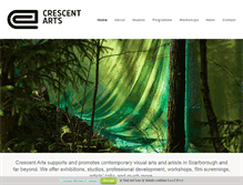 Tablet Screenshot of crescentarts.co.uk